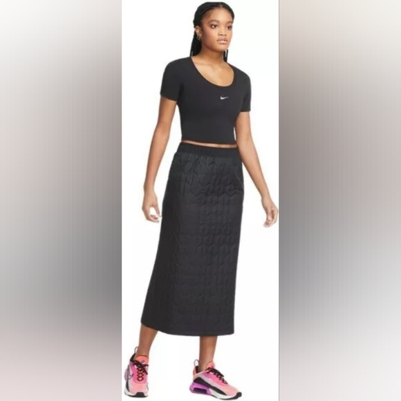 Nike Women's Sportswear Quilted Long Skirt medium. New with tags. - Picture 5 of 16